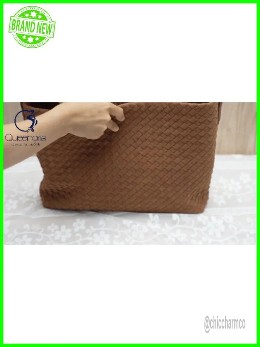 Vegan Leather Suede Woven Hobo Tote Bag with Top Handle Shoulder Strap